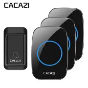 A10G-3 Wireless Doorbell Self-powered No batteries Waterproof Button 120M Remote LED Light Home Cordless Bell 38 Chimes