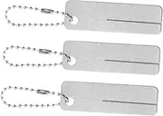 POPETPOP 3pcs Portable Fishing Hook Sharpener Stones Compact Keychain Tool for Outdoor Home Use Construction for Hook Grinding for All Anglers