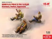 Model Soldati Axis Pilots IN The Cockpit (German,Italian,Japanese) K