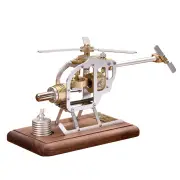 HX-15 Stirling Engine Helicopter Model DIY Assembly Kit Physical Air Energy Combustion Engine Technology Educational Cre