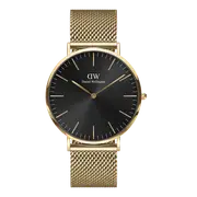 Daniel Wellington Classic 40 Evergold Gold & Onyx Watch
