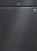 LG Matte Black True Steam Dishwasher