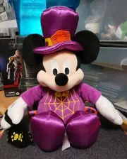 Disney Store Mickey Mouse Spider Costume Halloween 16" Plush