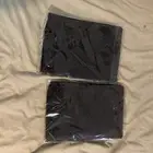 2 NWT Black 2 Pocket Long Strap Bistro Aprons