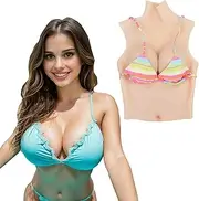 [GraziaCDS] Half Body Silicone Breastplate Form C-G Cup Fake Breast For Crossdressers Drag Queen Silicone Filler