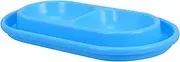 Mipcase Double Cat Dish Pet Feeder Ant Elevated Bowls for Small Medium Dogs and Cats Whisker Friendly Design Stylish for Clean Feeding Area