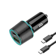 Nevenka Fast USB C Car Charger 20W Power Delivery Quick Charge 3.0 Car Adapter with Type C-C Cable