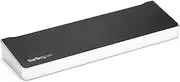 StarTech.com 4K USB-C Dock, Triple UHD 4K Monitor Docking Station, Mac/Windows, HDMI & DisplayPort, 60W PD, 5X USB 5Gbps Hub, TAA