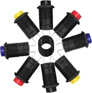 LOPUNER 8pcs Jog Switch The Switch Push Button Switch Push The Button Push Buttons Button Switch for Light Switchbutton Doorbell Push Button Switch for Appliances Press Switch Brass