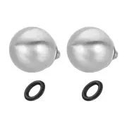 Camera Shutter Button, 2Pcs 10mm Ball Shape Shutter Release Buttons, Silver