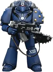 JoyToy Warhammer 40k: Ultramarines MKVI Tactical Squad Legionary with Chainblade 1:18 Scale Action Figure