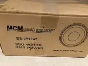 MCM 55-2982 12” Sub Speaker 350 Watts, 2.5 Voice Coil, 8ohm, 67oz Magnet NEW O/B