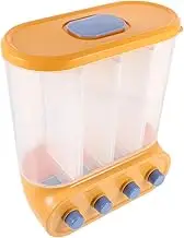 iplusmile Rice Dispenser Cereal Dispenser No Drilling Wall-mounted Grain Storage Easy Press Type