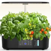 Hydroponics Growing System Kit,13-Pods Indoor Herbs Garden with LED Grow Lights