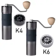 Manual Coffee Grinder Portable Mill 420stainless Steel 48mmTitanium Plating Burr