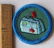 Vintage Girl Scout 1980-2001 Junior ON MY WAY BADGE Travel Suitcase Patch