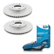 Basco Brake Rotor & Pad Combo Kit - BRK1015-BDX