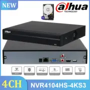Dahua 4CH NVR H.265+ Surveillance Security System Video Recorder NVR4104HS-4KS3