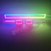 14/20/22/32/42/50inch Offroad Led Light Bar + 4in Pods with Chasing RGB Halo Kit