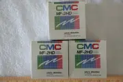 CMC MF-2HD Micro Diskettes 3.5 inch 10 pack X 3 (30) Free Shipping Sealed