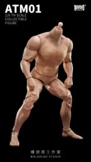 1/6 Male Muscular Body 12"Action Figure For Thug Wrestler Villain Boss Model Set