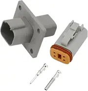 5 Sets DT Waterproof Wire Connector DT04-4P-L012 Male/Female 4 Pin Automotive Sealed Plug with Pins