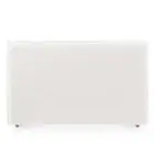 Slipcover Bedhead King Size Linen Upholstered Headboard Linen White Juno