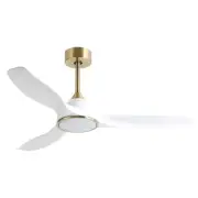 52 Inch 6 Speed High CFM Quiet DC Motor Modern Ceiling Fan with Lights Remote...