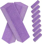 MUCKLILY 10Pcs Nail Buffer Blocks for Manicure Sided Sponge Nail Files for Natural False Nails Portable Nail Polishing Tool Durable Chic Design