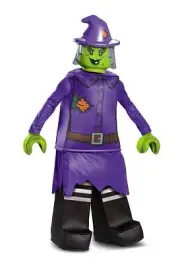 Disguise Lego Witch Prestige Costume, Purple, Large (10-12)