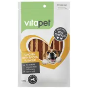Vitapet Jerhigh Chicken & Bacon Dog Treats 100g