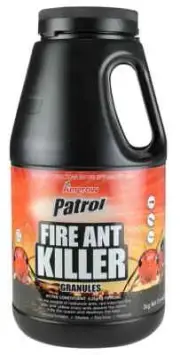 Patrol Fire Ant Control Granules 3Kg Amgrow Covers 399 Square Metres