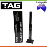 TAG Tow Ball Weight Scale Calibrated up to 350kg, Matt Finish, Aluminised Steel