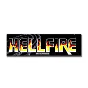 Hellfire Premium Arcade Marquee For Restoration Backlit Sign Insert