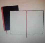 Black n' Red Notebook D66174 11-3/4" x 8-1/4", 96 Double-Sided Ruled