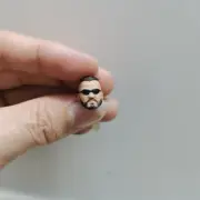 Painted 1/18 Scale With The Black Glasses Barrett Head Sculpt Fit 3.75" Figure