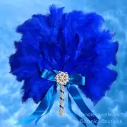 Abanico Para Yemaya Handheld Fan Olokun Orisha Yoruba IFA Santeria Altar Osha