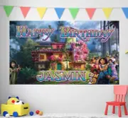 Encanto Birthday, Encanto Birthday Banner, Custom Encanto Backdrop,Custom Banner