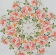 16 9.5" Laurel Adorning Vines #1 Stack 'n Whack Quilt Blocks Kaleidoscope