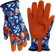 Garden Gloves Thorn Proof Ladies Work Gloves Outdoor Protective Work Gloves for Weeding Digging Planting Picking and Pruning