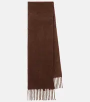 [Jacquemus] Jacquemus Carro wool-blend scarf One Size brown