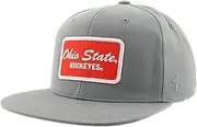 ZHATS Standard NCAA Officially Licensed Hat Flat Snapback Z11 Brick Gray