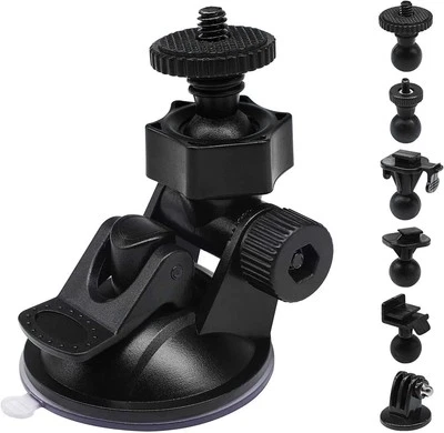 S30 Dash Cam Suction Mount (2nd Gen) with 10pcs Joints for