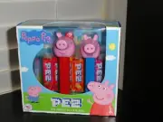 PEZ PEPPA PIG CANDY DISPENSER SET WITH PEPPA & GEORGE + CANDY - EXP. 01/2025