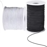Elastic Cord for Bracelets, 2 Rolls 1 Mm 330 Feet Elastic Bracelet String, Elast