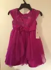 Girls' Fuchsia Holiday Dress Size 5 by Jona Michelle-New With Tags