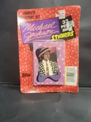1984 Vintage Michael Jackson 33 Stickers Set Topps Music Cards NEW Package DMG