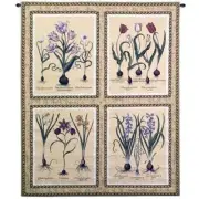 Simplicity North American Made Woven Floral Design Tapestry Wall Hanging