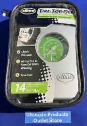 Slime 40020 Tire Top Off Inflator with Tire Gauge + LED Light New in Package