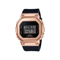 在飛比找PChome24h購物優惠-【CASIO 卡西歐】G-SHOCK 簡約金屬質感電子錶(玫